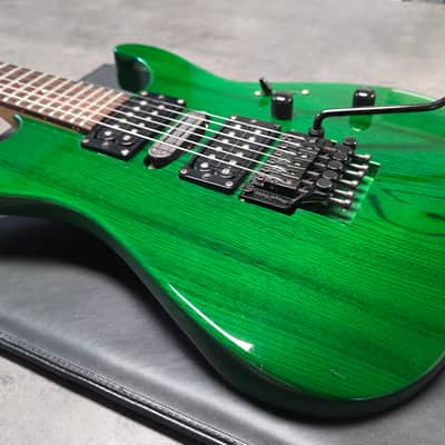 ESP M-III Mirage Green Ash HSH FR Floyd Rose Super Strat MIJ Japan MIII M3 Horizon image 1
