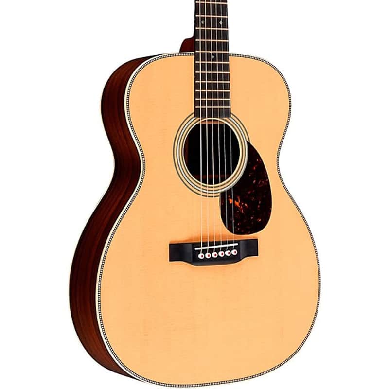 Martin OM-28 Modern Deluxe Acoustic Guitar - Natural image 1