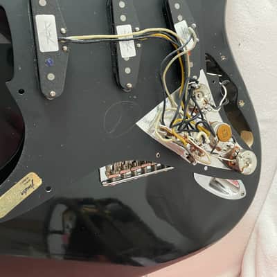 Fender Stratocaster with Maple Fretboard 1978 - 1981 - Black image 12