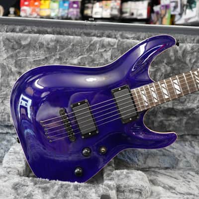 Schecter Diamond Series Japan PROTOTYPE Hollywood Classic - Black Violet 6-String w/ Tweed Case image 2