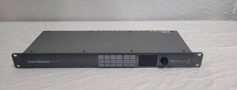 Blackmagic Design Smart Videohub CleanSwitch 12x12 with Built-In Sync - Excellent Condition image 1