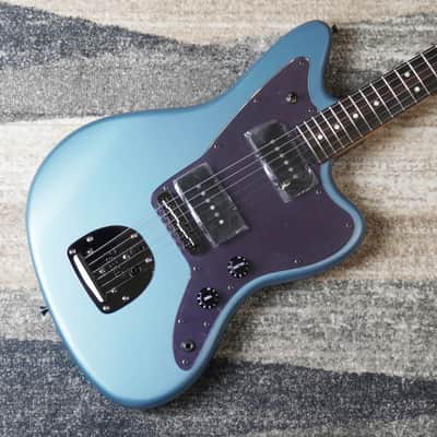 *NEW* Fender Made in Japan Hybrid II 2026 Collection Jazzmaster Satin Metallic, Matte Aero Blue MIJ image 2