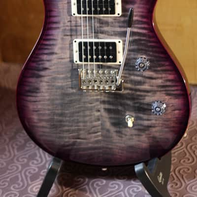 PRS USA CE 24 2021 - Charcoal Purpleburst Limited black satin neck image 20
