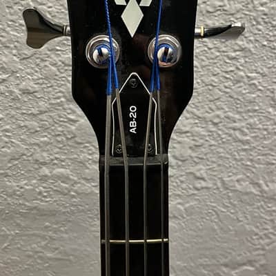 Washburn AB-20 Black 4 String Bass image 4