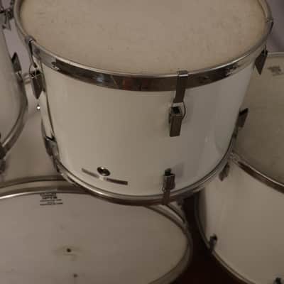 Remo Quadra PST 5pc Drum Set Kit White 22/16/14/13/12" image 21