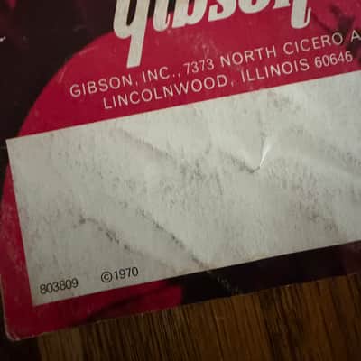 1970 Gibson original catalog SG Les Paul ES 335 1970 - 1971 - Original image 6