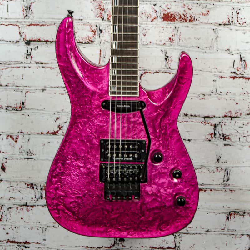 ESP Horizon-1 Electric Guitar, Pink Liquid Metal w/ Original Case x1212 (USED) image 1