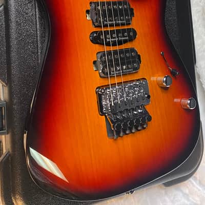NEW ! Jackson Custom Shop Dinky HSH - Roasted Maple Neck & Fretboard - DK - 3-Tone Sunburst - Authorized Dealer - 7.5 lbs - G06672 image 9
