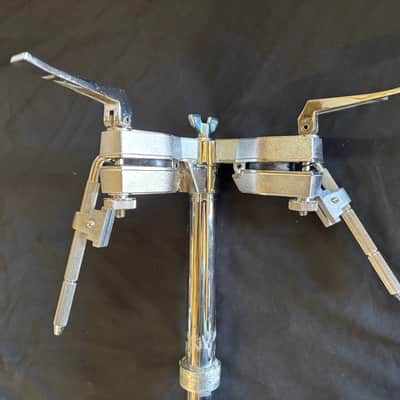 TAMA Double Tom Bracket Bass Drum Mount   Omni Lock  80s Superstar Artstar image 3