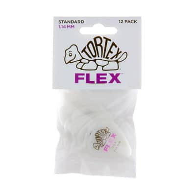 Dunlop Tortex Flex Standard Picks 1.14mm, Pack of 12 image 1