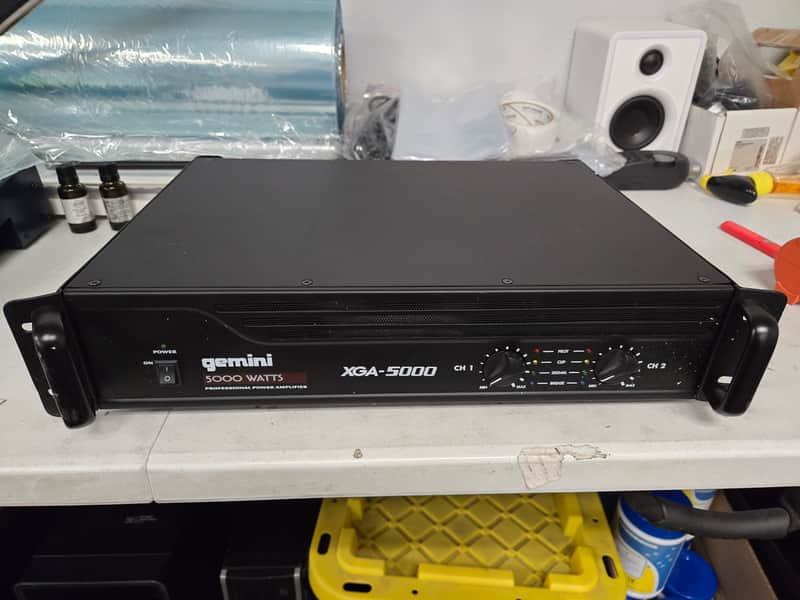 Gemini XGA-5000 | 5000Watt Peak Professional Power Amplifier image 1