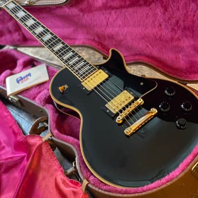 Gibson Pre-Historic Les Paul Custom ‘57 reissue 1992 Black Beauty w/ OHSC & Ebony Board image 2