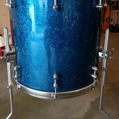 Last Price Drop - Gretsch New Classic Maple Drum Set Ocean Blue Sparkle 10, 12, 16, 22 image 19