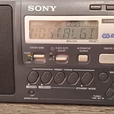 SONY ICF-M50RDS Rare Vintage Radio Receiver Working 3-Band RDS FM AM Warranty image 5