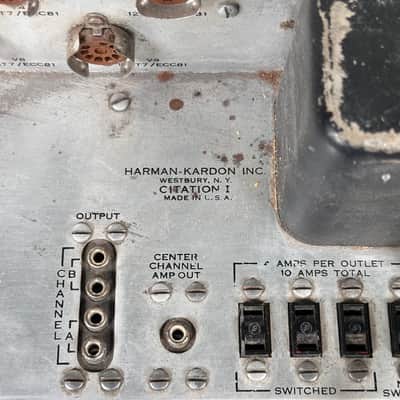 Harman Kardon Citation I Stereo Control Center Tube Pre-amplifier Project image 6