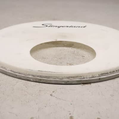 Slingerland 22" Coated Bass Drum Logo Head Vintage image 4