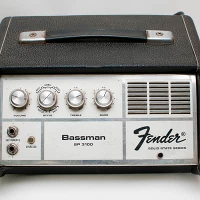 Fender Bassman SP3100 1969/70 Rare Oddball Solid State Amp Head image 1