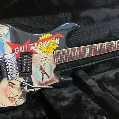 Kramer American Baretta II 1987 rare Knapp graphic - “Guitarman” image 1