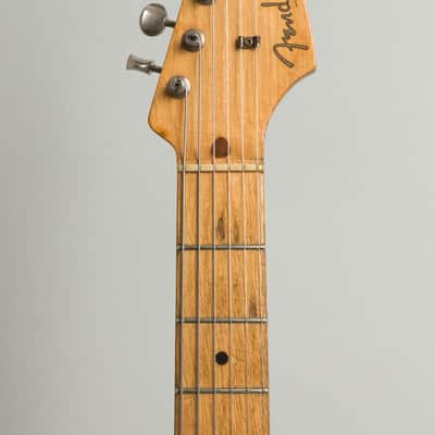 Fender  Stratocaster Solid Body Electric Guitar (1957), ser. #024071, original tweed hard shell case. image 5