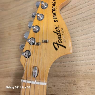 1977 Fender Hardtail Stratocaster with 3-Bolt Neck, Maple Fretboard - Natural image 9