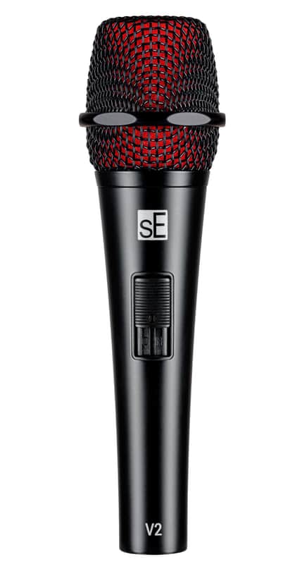 Se Electronics V2 SWITCH QTR Dynamic Microphone Handheld Mic w/XLR-1/4” TS Cable image 1
