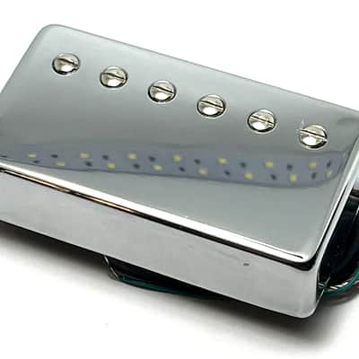 Dragonfire Covered A5 Bucker Neck Position Dedicated Pickup ~ AlNiCo Neck Humbucker ~ Covered Chrome image 3