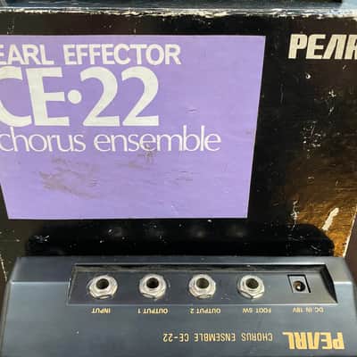 Pearl CE-22 Chorus Ensemble vibrato Delay Vibe image 2