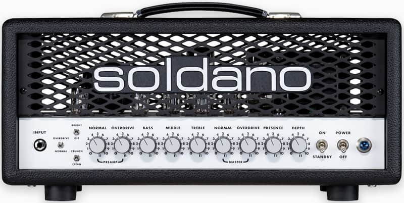 Soldano SLO-30 Super Lead Overdrive 30-watt Tube Head Metal Grille image 1