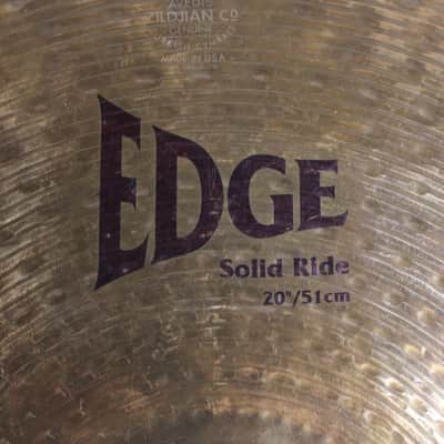 1996 Zildjian 20" Edge Solid Ride Cymbal image 8