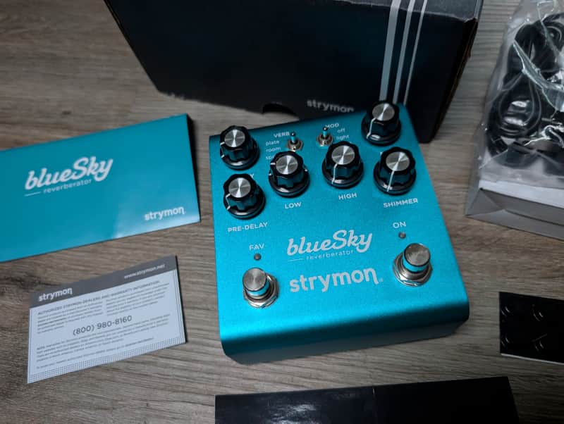 Strymon Blue Sky Reverberator V2 2022 - Present - Blue image 1