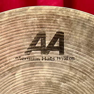 15" Sabian AA Medium Hi-Hat Cymbal Pair 1220g/1460g *Video* image 10