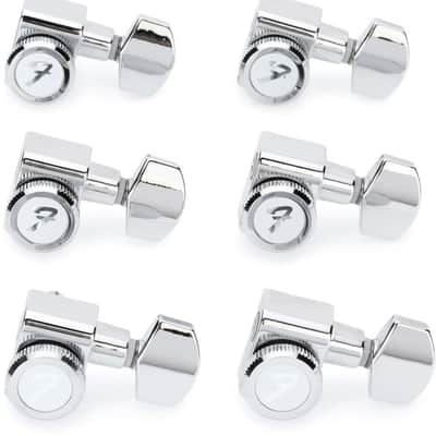 Fender Stratocaster/Telecaster Locking Tuning Machine Set - Chrome image 3