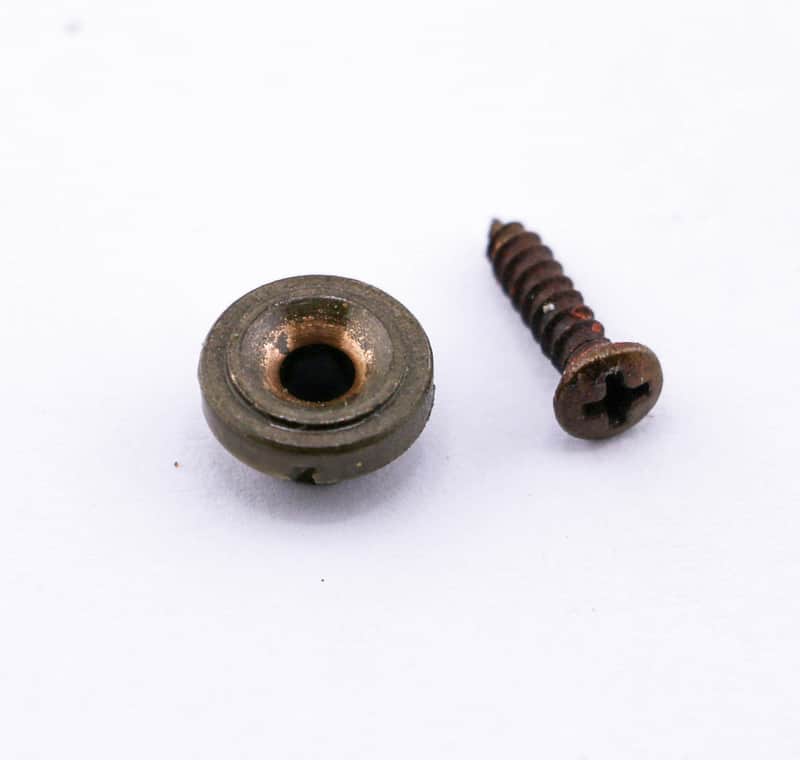 AGP ™ - Telecaster ® - Relic Aged Nickel Vintage Round String Tree and Screw #8162465 image 1