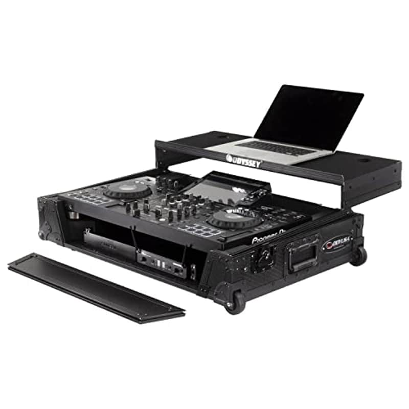 Odyssey Pioneer XDJ-RX3 Industrial Board Glide-Style Case with Wheels (Black) image 1