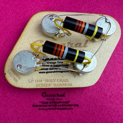 General Vintage Tone Prewired Harness electronics for Les Paul ®️ 1956 - 1959 CTS Burst taper pots 550k image 8