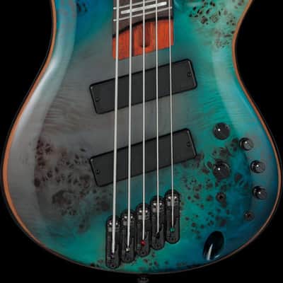 Ibanez SR Bass Workshop 5 String Electric Bass - Multiscale - Tropical Seafloor (SRMS805TSR) image 11