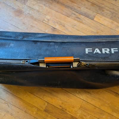 Leather Carrying Case for Farfisa Fast 2 49-Key Organ 1968 - 1971 image 4