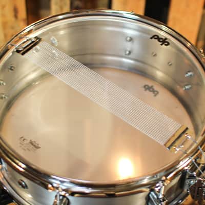 PDP 5x14 Concept Dual-beaded Brushed Aluminum Snare Drum - PDSN0514NBAC image 6
