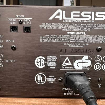 Alesis ADAT 16-Bit 8-Track Digital Audio Recorder + LRC Remote + Manual 1991 - 1995 - Black imagen 5