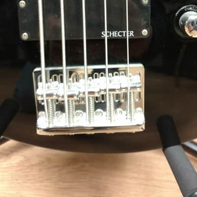 Schecter Omen-5 Active 5-String Bass Gloss Black image 8
