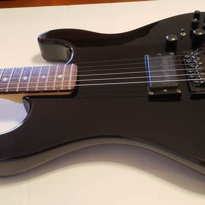 Kramer RARE! Ripley Stereo HEX distortion EVH endorsed 1986/1987 Black/Black image 3
