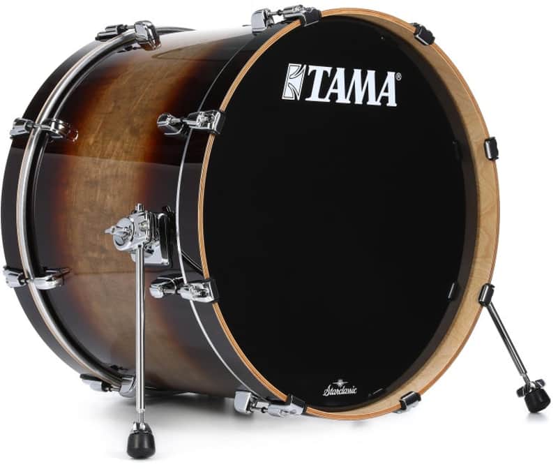 Tama Starclassic Performer Bass Drum - 16 inches x 22 inches  Burnt Sienna Burst image 1