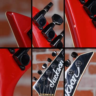 Jackson USA Custom Shop RR1 Rhoads Red w/ Gold Pinstripes 1985 w/Hard Shell Case image 12
