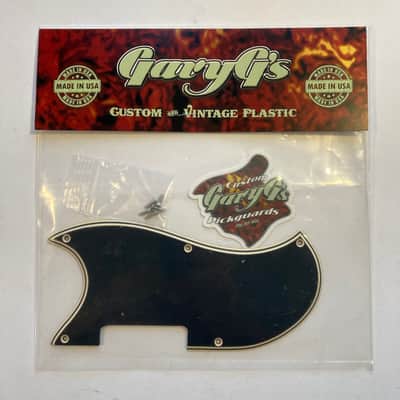 New 5 Ply Black/Cream WIDE BEVEL Pickguard for Gibson 1965-1968 EB-0 & EB-3 Bass Made In USA image 7