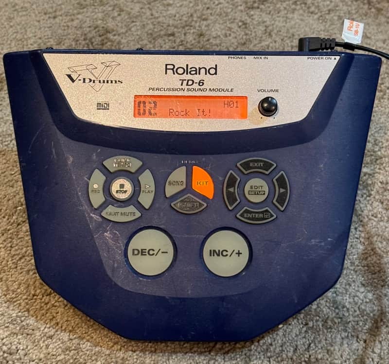 Roland TD-6 V-Drum Percussion Sound Module | Reverb