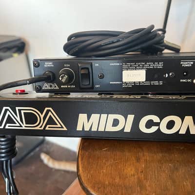 A/DA MP-1 TUBE Guitar Preamp with 2.01 firmware and battery mod. Includes the matching midi foot controller & long midi cable.  Works great! image 6