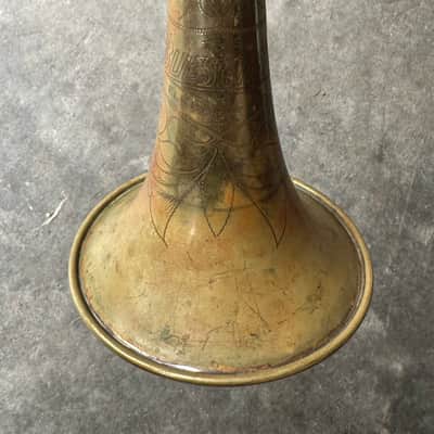 Buescher Model 232 “Aristocrat” Bb Trumpet 1930s - Raw Brass image 5