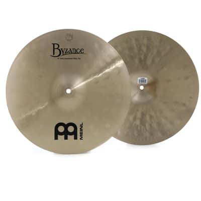 Meinl 14" Byzance Traditional Extra Hammered Hi-Hat Cymbals