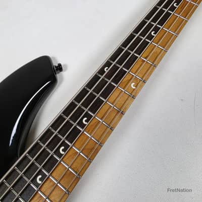 Ernie Ball Music Man John Myung Bongo HH 6-String Bass Black w/ Gator Bag 8.56lbs S08050 image 13