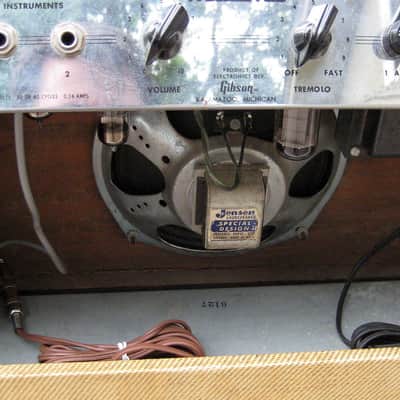 Vintage 1961 Maestro GA-1RT Reverb-Echo tube amp - Gibson made image 6